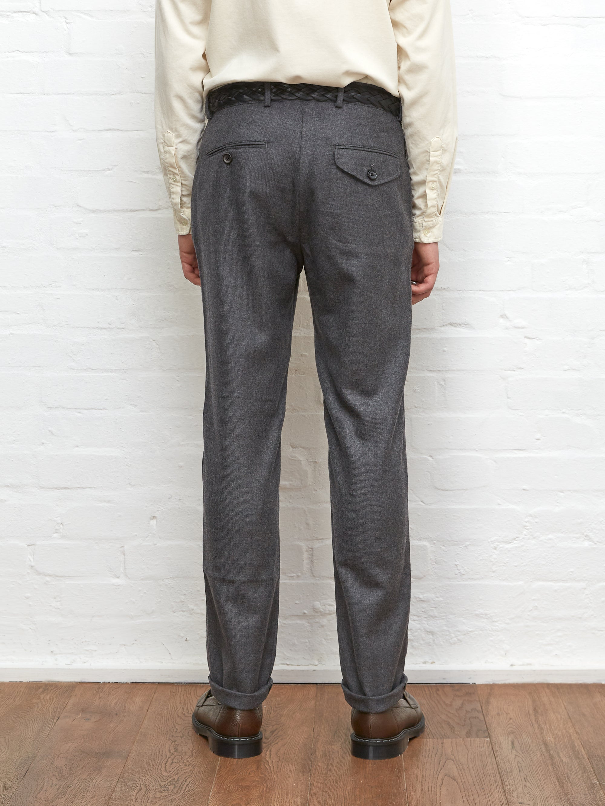 Fishtail Trousers Birkbeck Charcoal