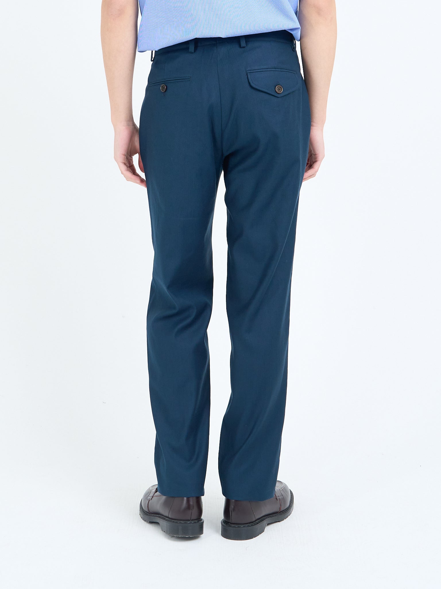 Fishtail Trousers Eastman Navy