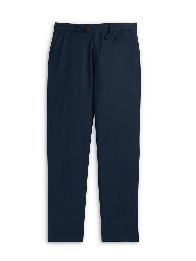Fishtail Trousers Eastman Navy