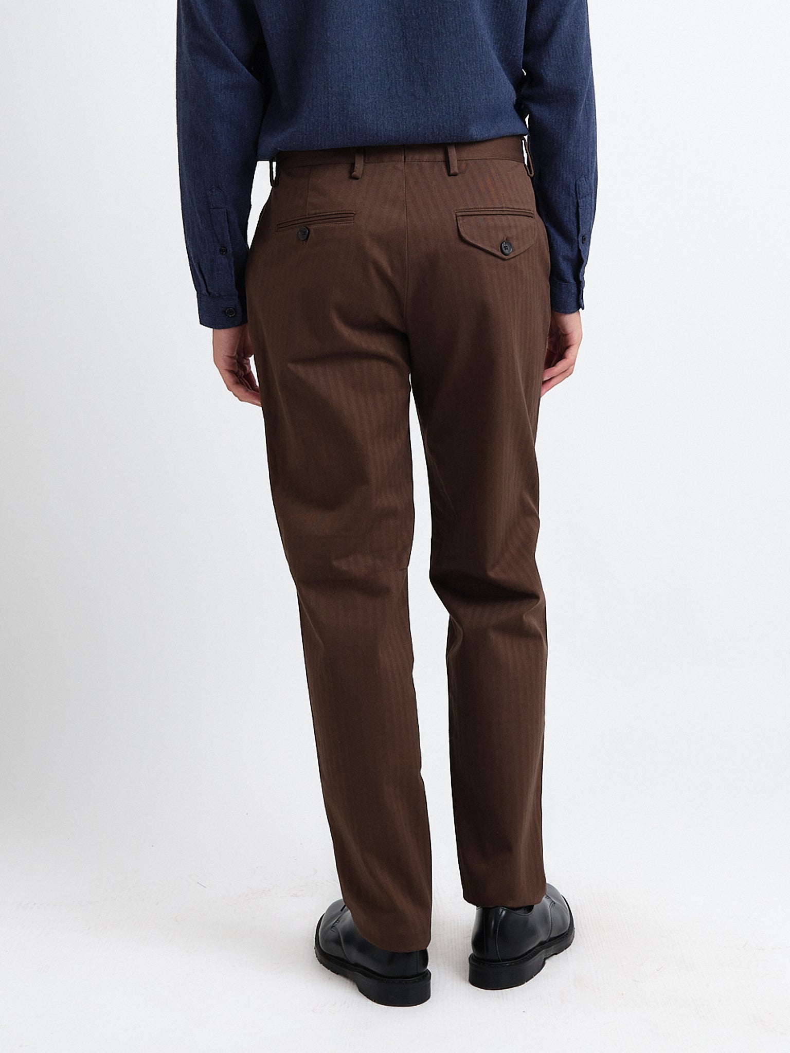Fishtail Trousers Faulkes Brown