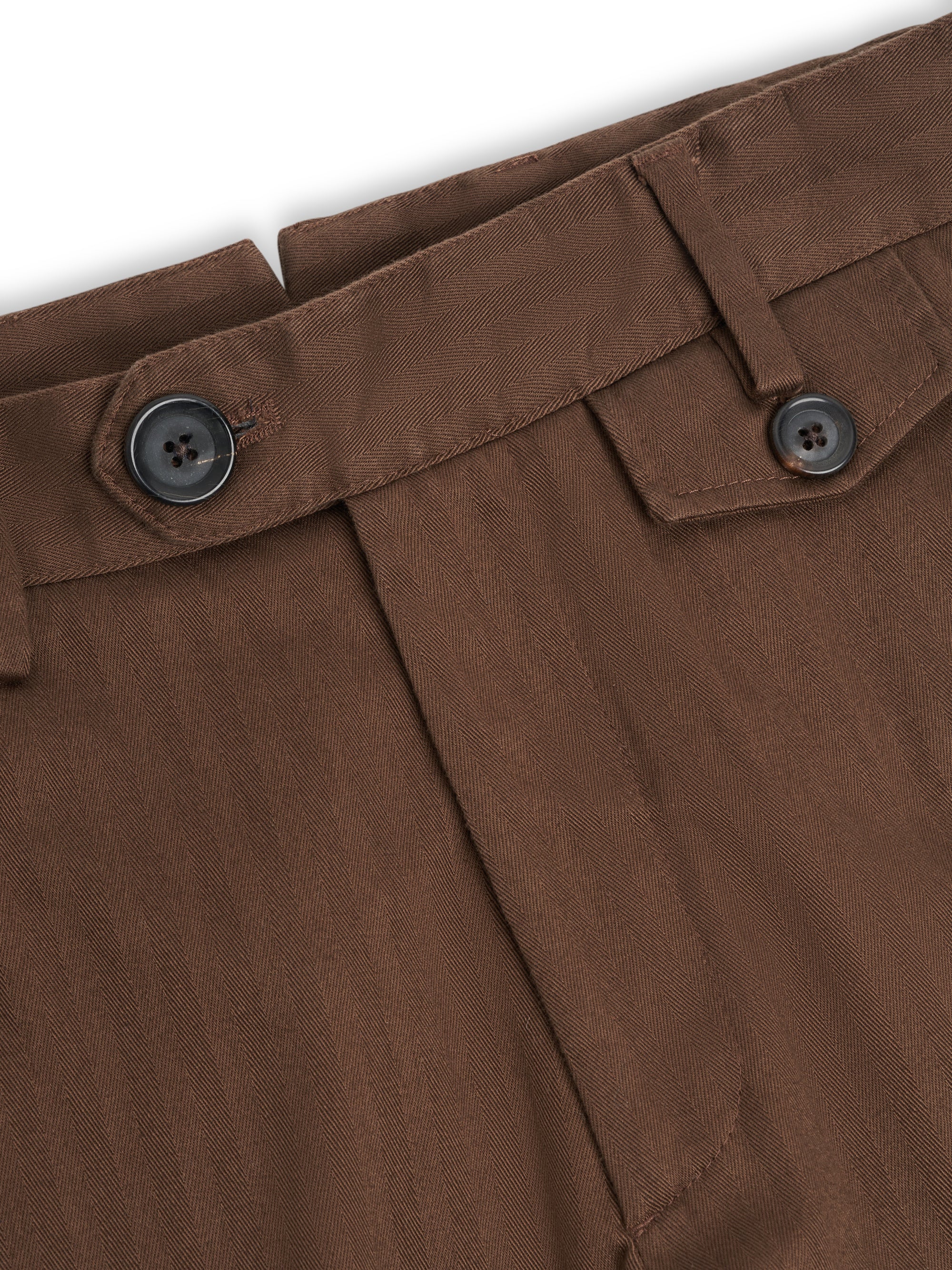 Fishtail Trousers Faulkes Brown