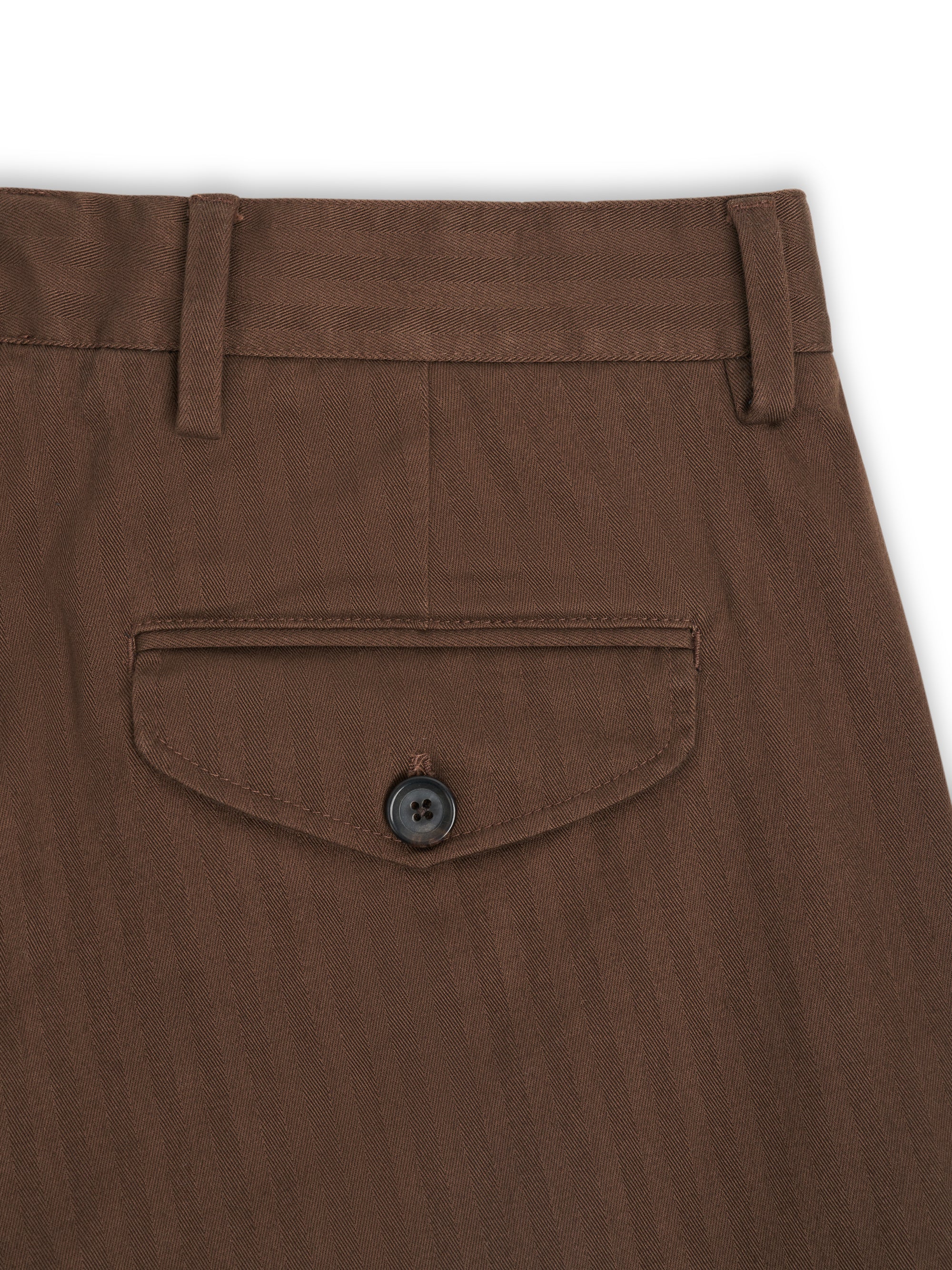 Fishtail Trousers Faulkes Brown