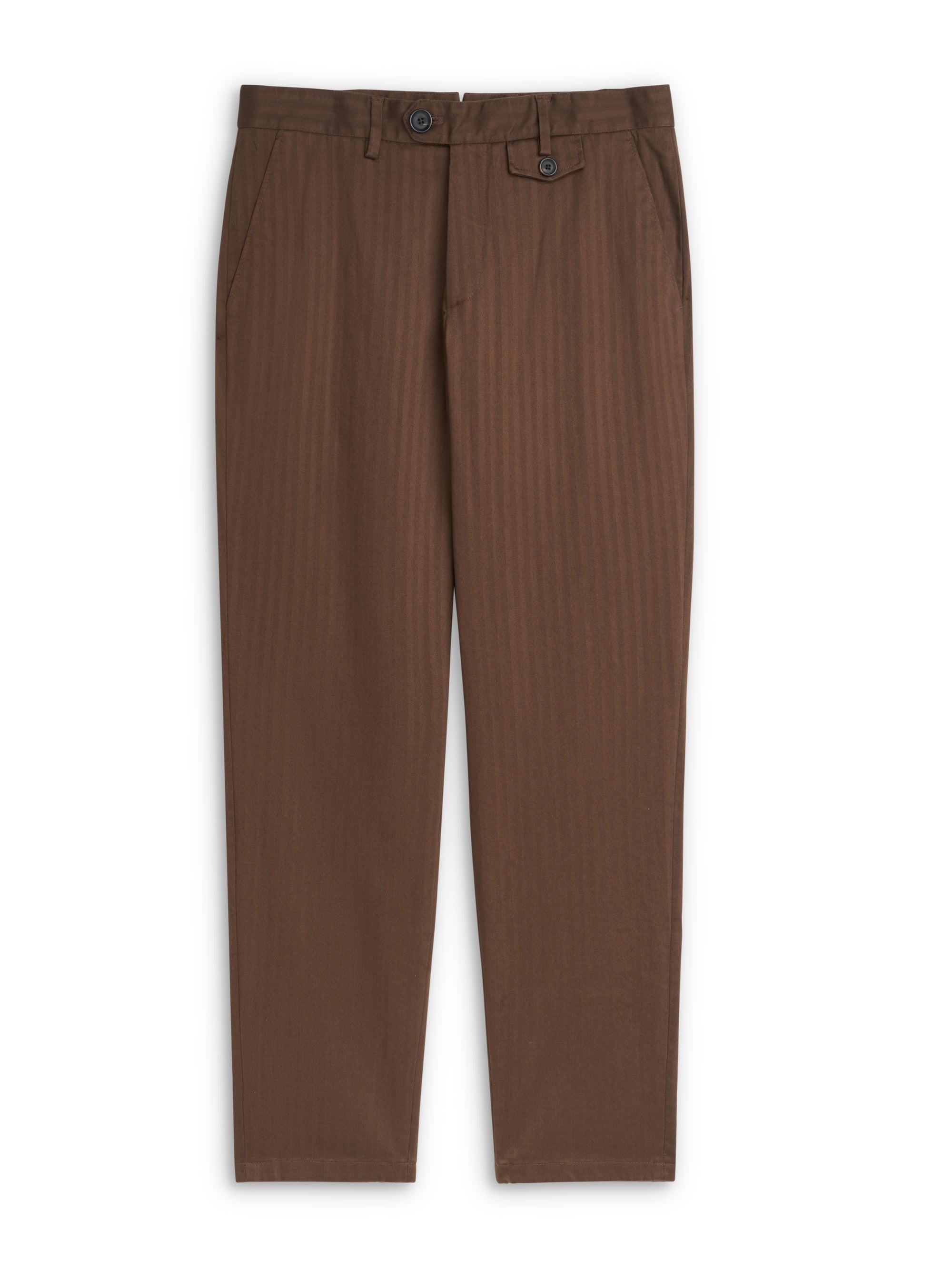 Fishtail Trousers Faulkes Brown