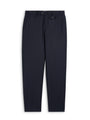 Fishtail Tapered Leg Trousers Jara Flannel Navy