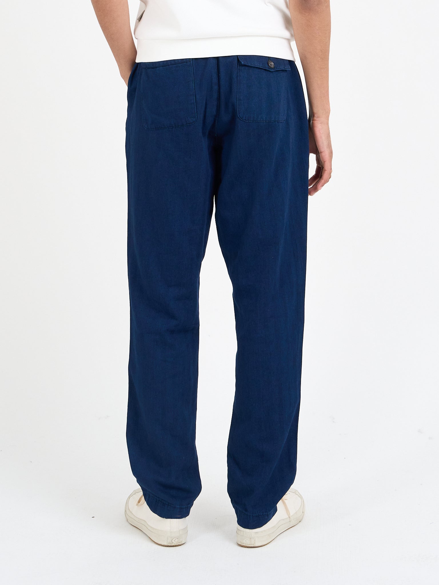 Drawstring Trousers Faye Indigo Blue