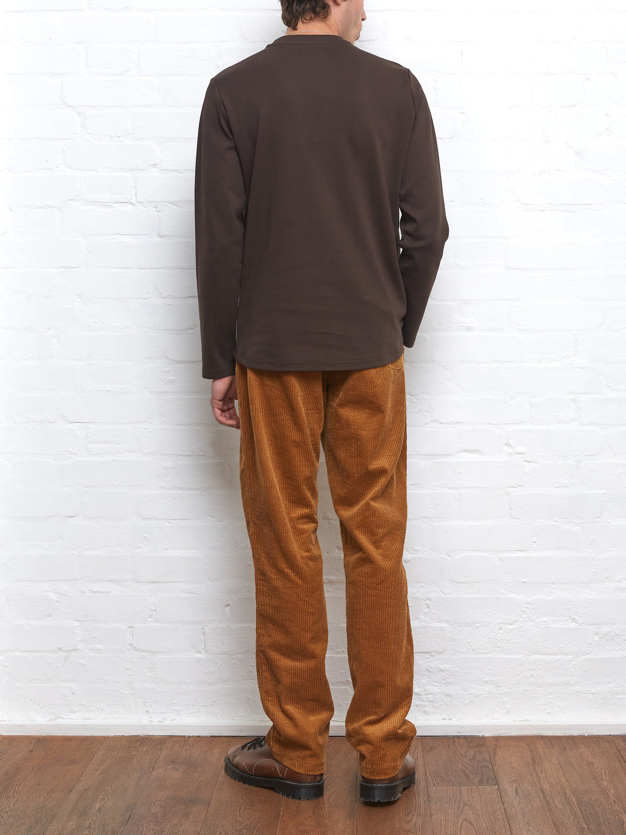 Drawstring Trousers Hudson Cord Tan