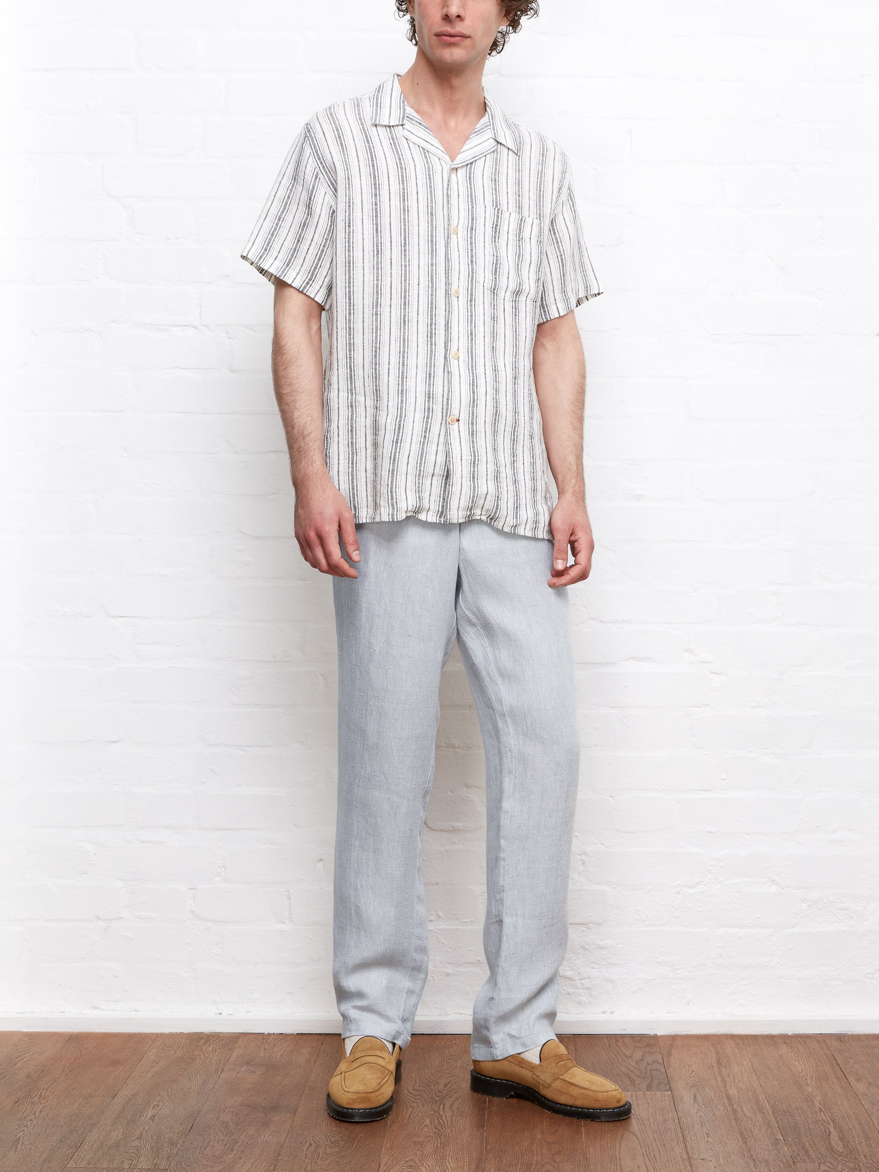 Drawstring Trousers Westby Blue