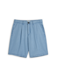 Pleated Shorts Marden Indigo
