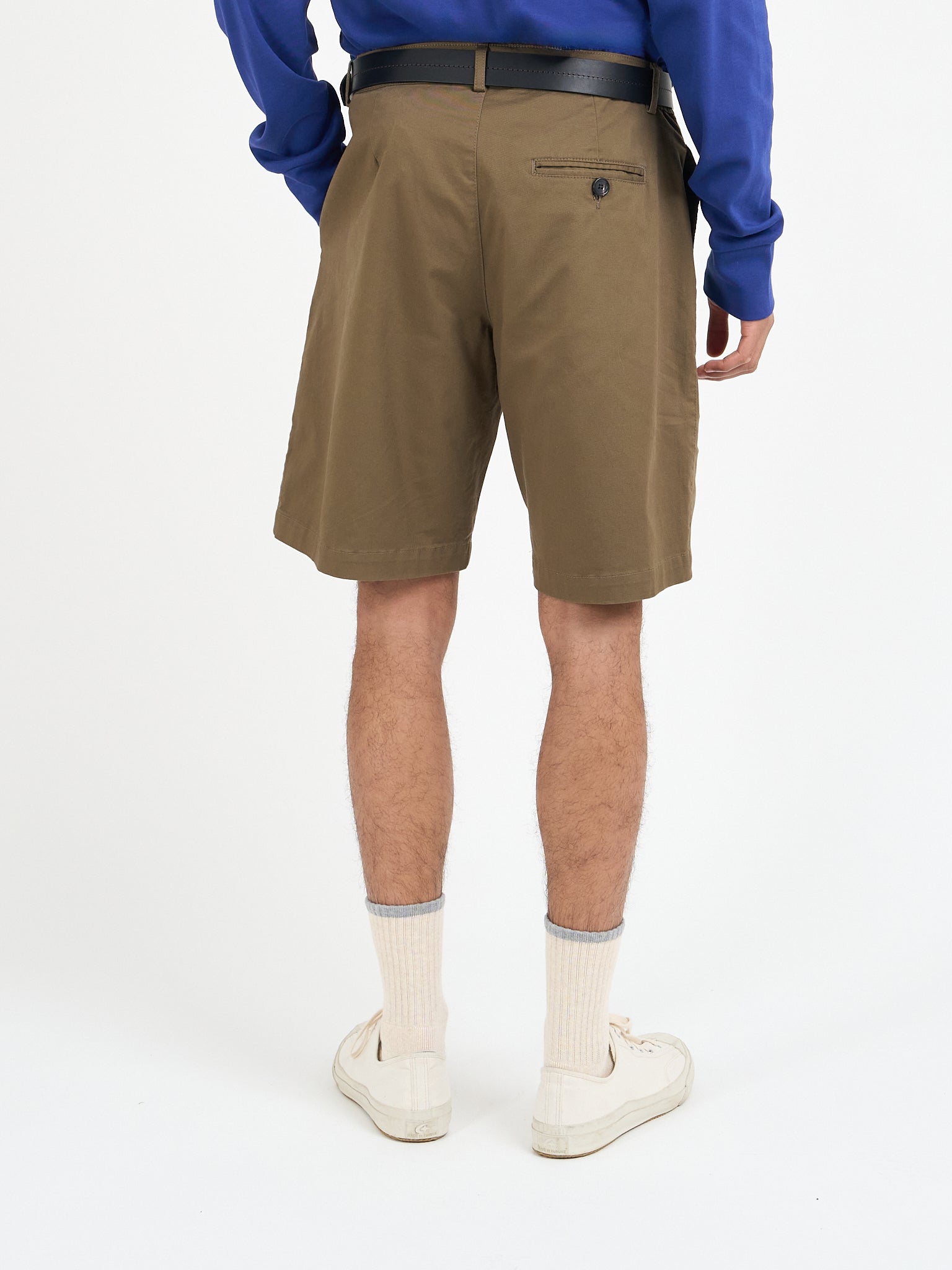 Pleated Shorts Tomlin Beige