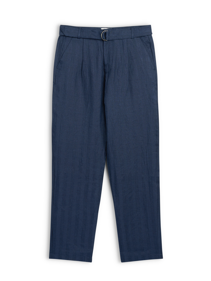Belted Trousers Arnold Navy