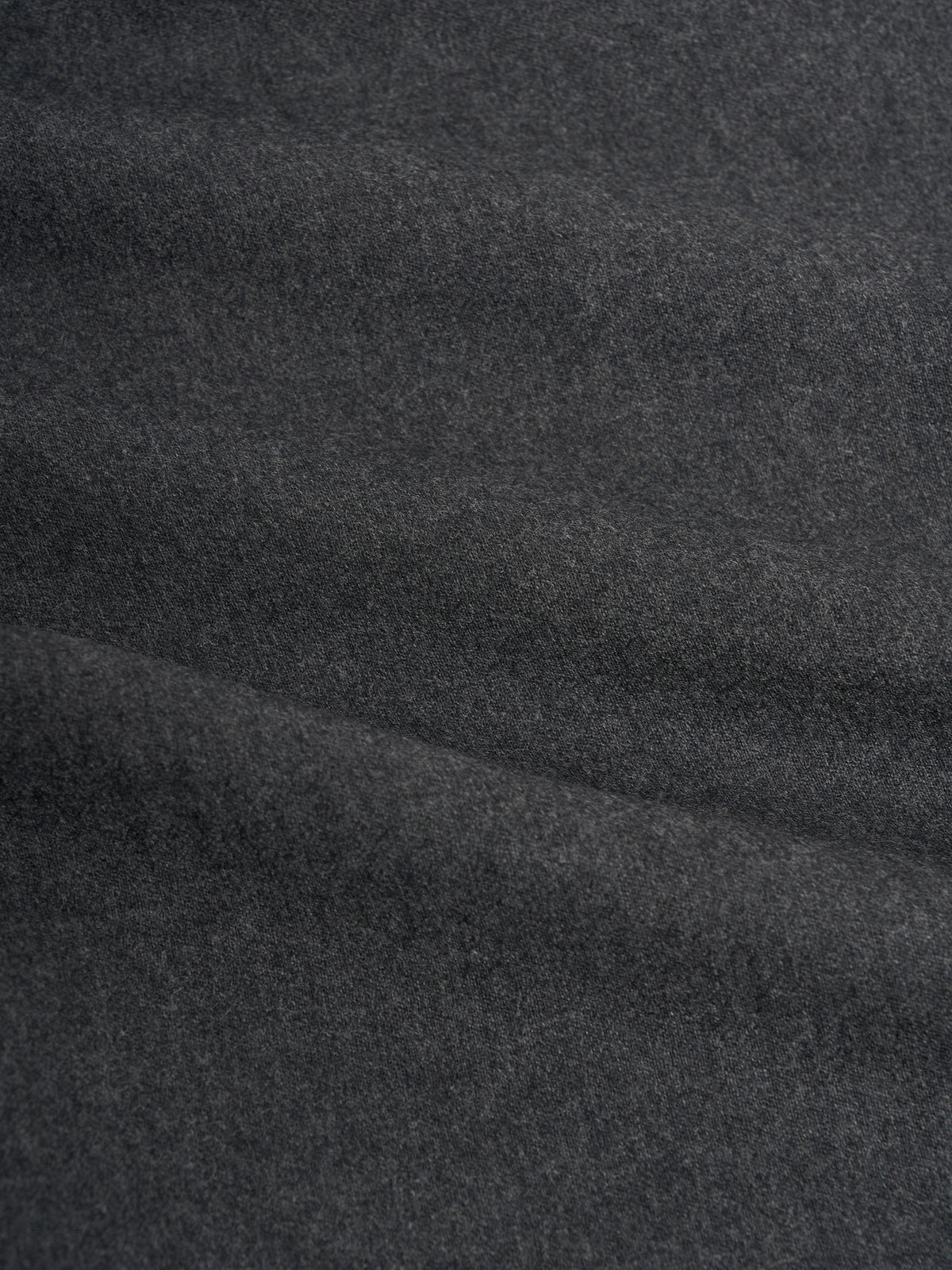 Morton Pleated Trousers Avalon Flannel Charcoal