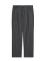 Morton Pleated Trousers Avalon Flannel Charcoal