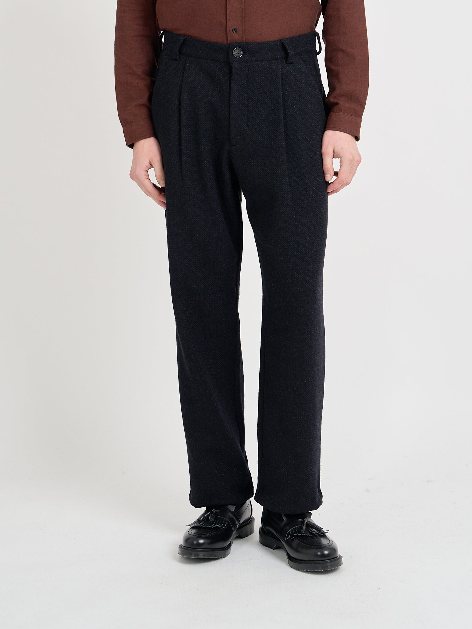 Morton Pleated Trousers Doherty Black