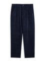 Morton Pleated Trousers Ivers Corduroy Navy
