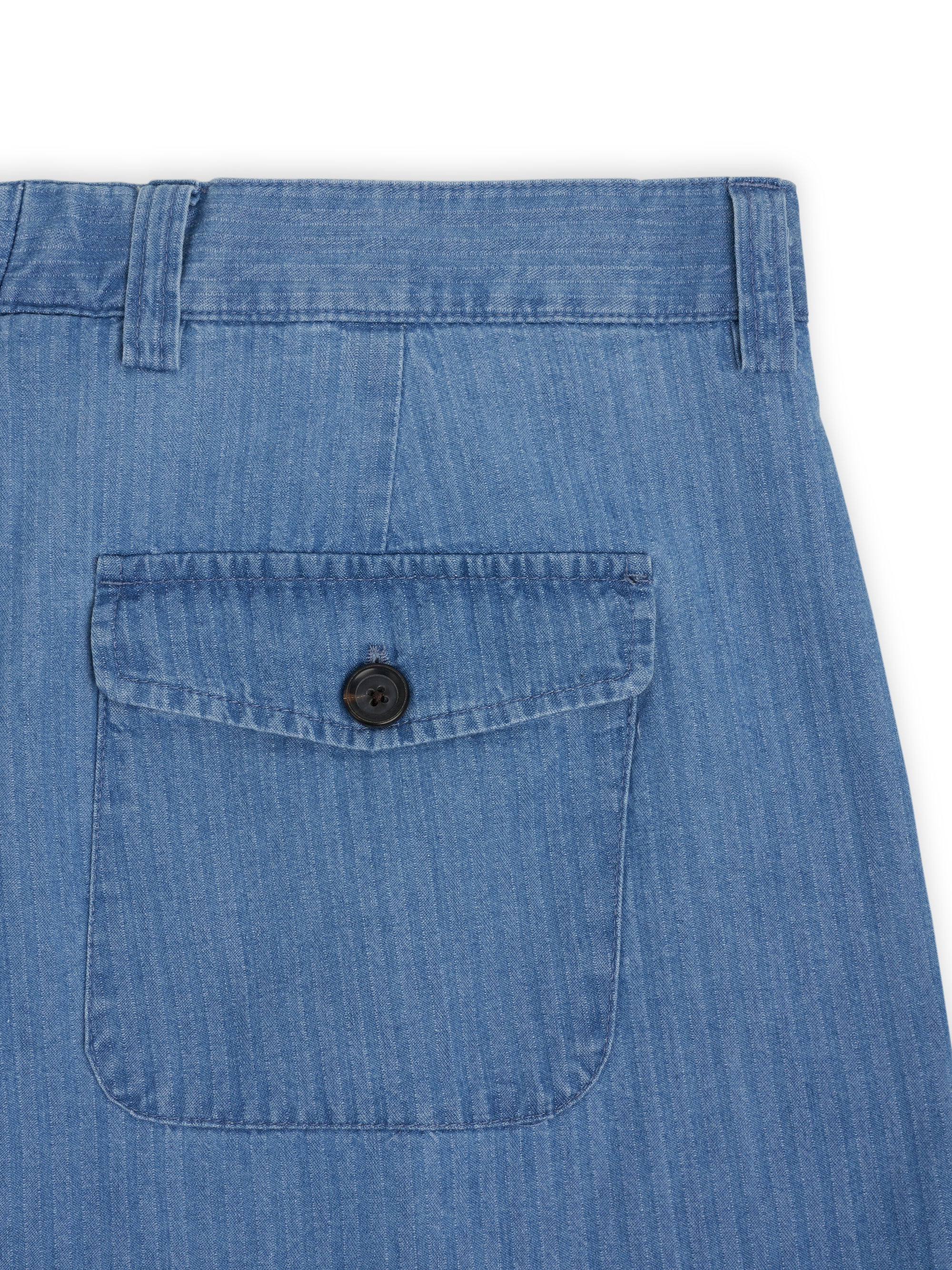 Morton Pleated Trousers Marden Indigo