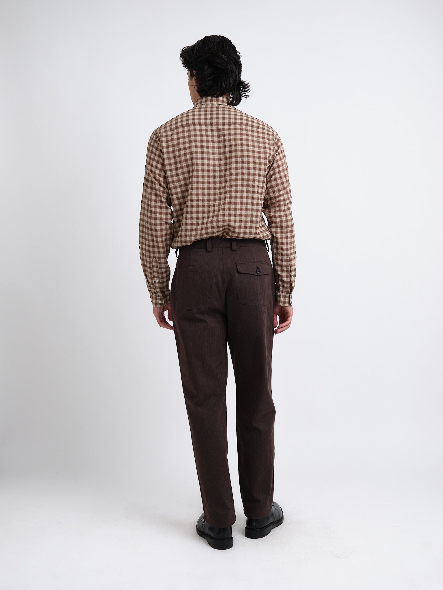 Morton Pleated Trousers Oscar Brown
