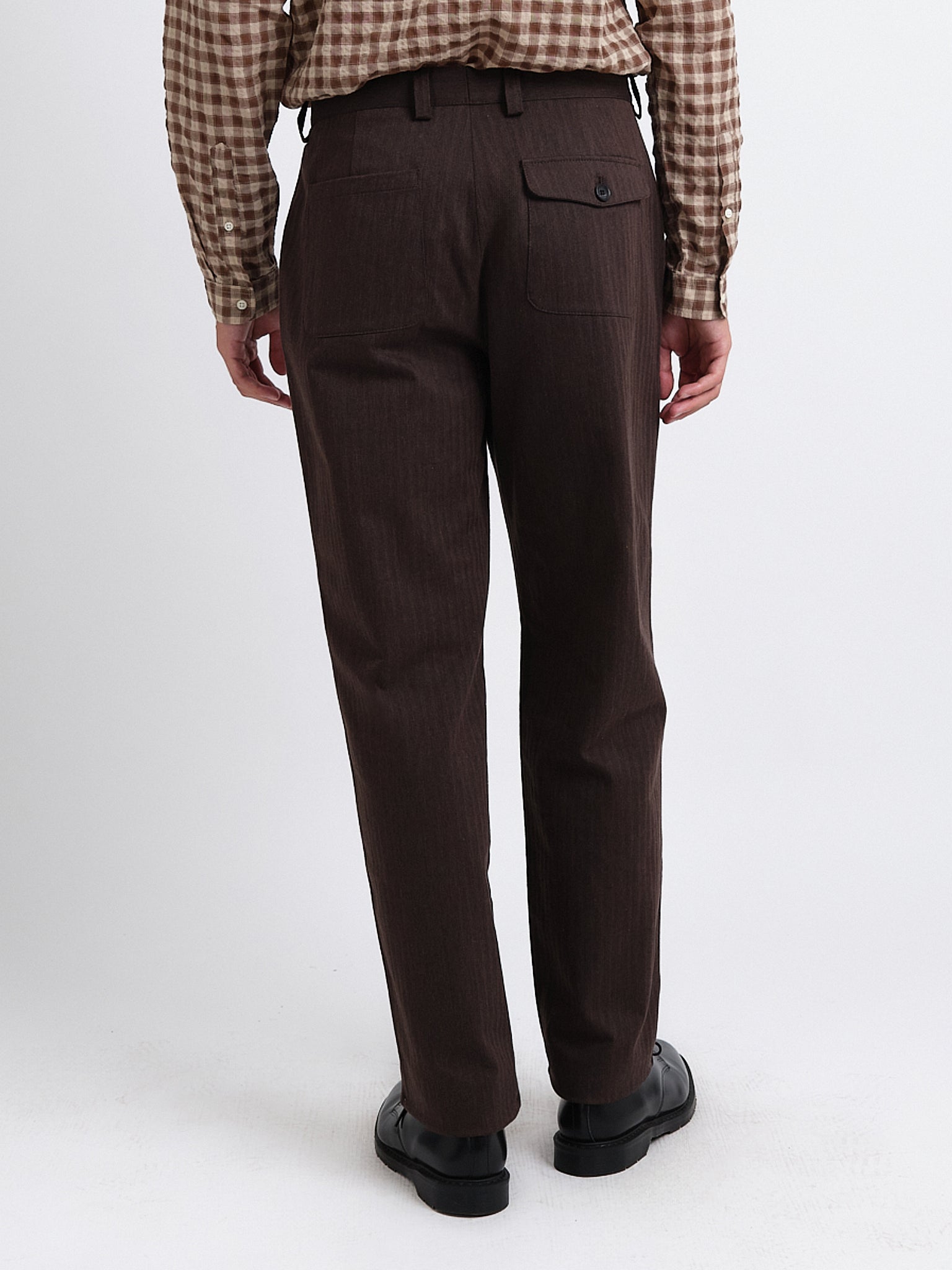 Morton Pleated Trousers Oscar Brown