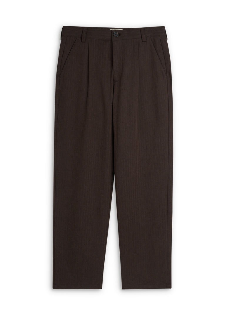 Morton Pleated Trousers Oscar Brown