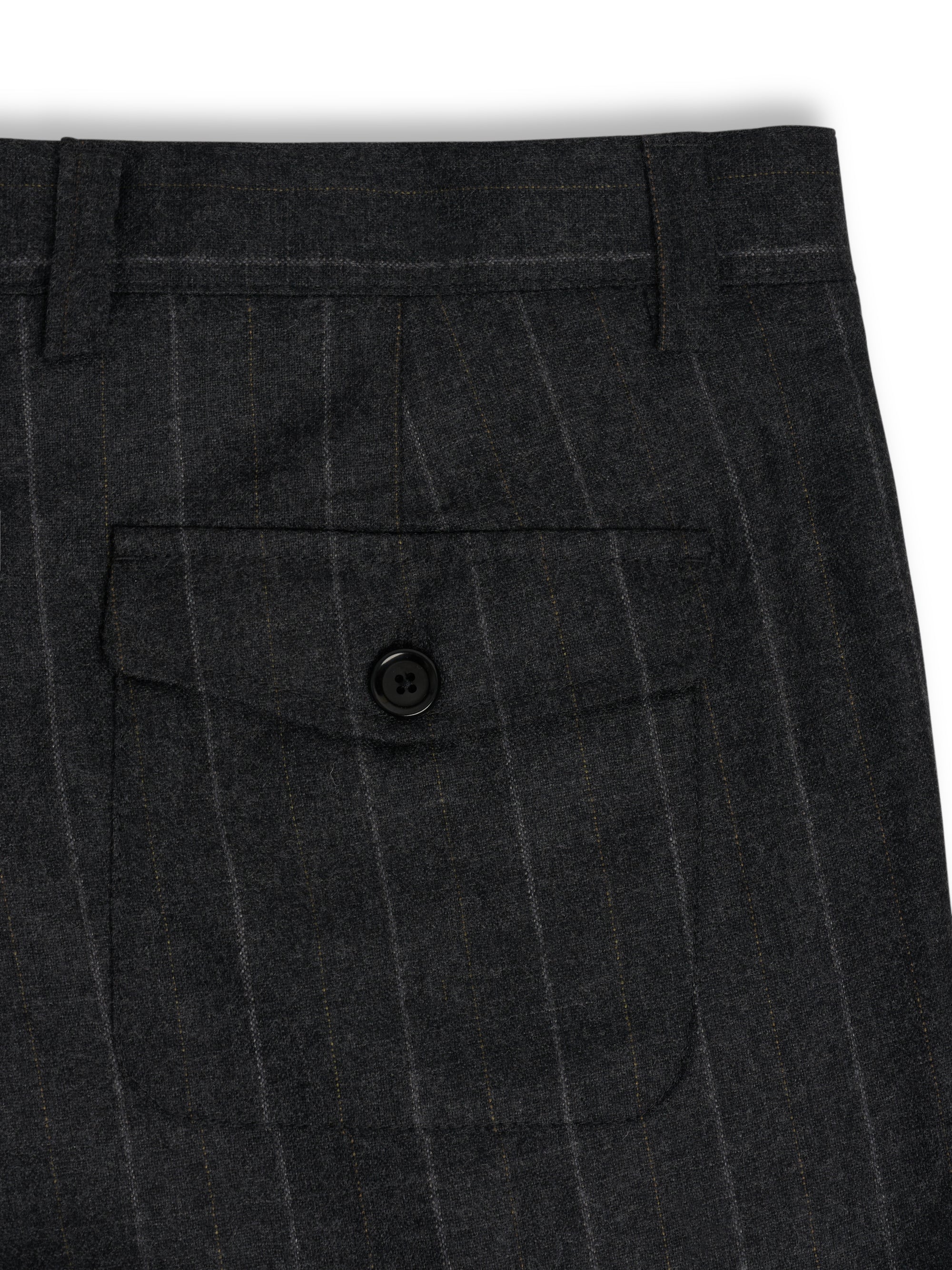 Morton Pleated Trousers Purdon Charcoal