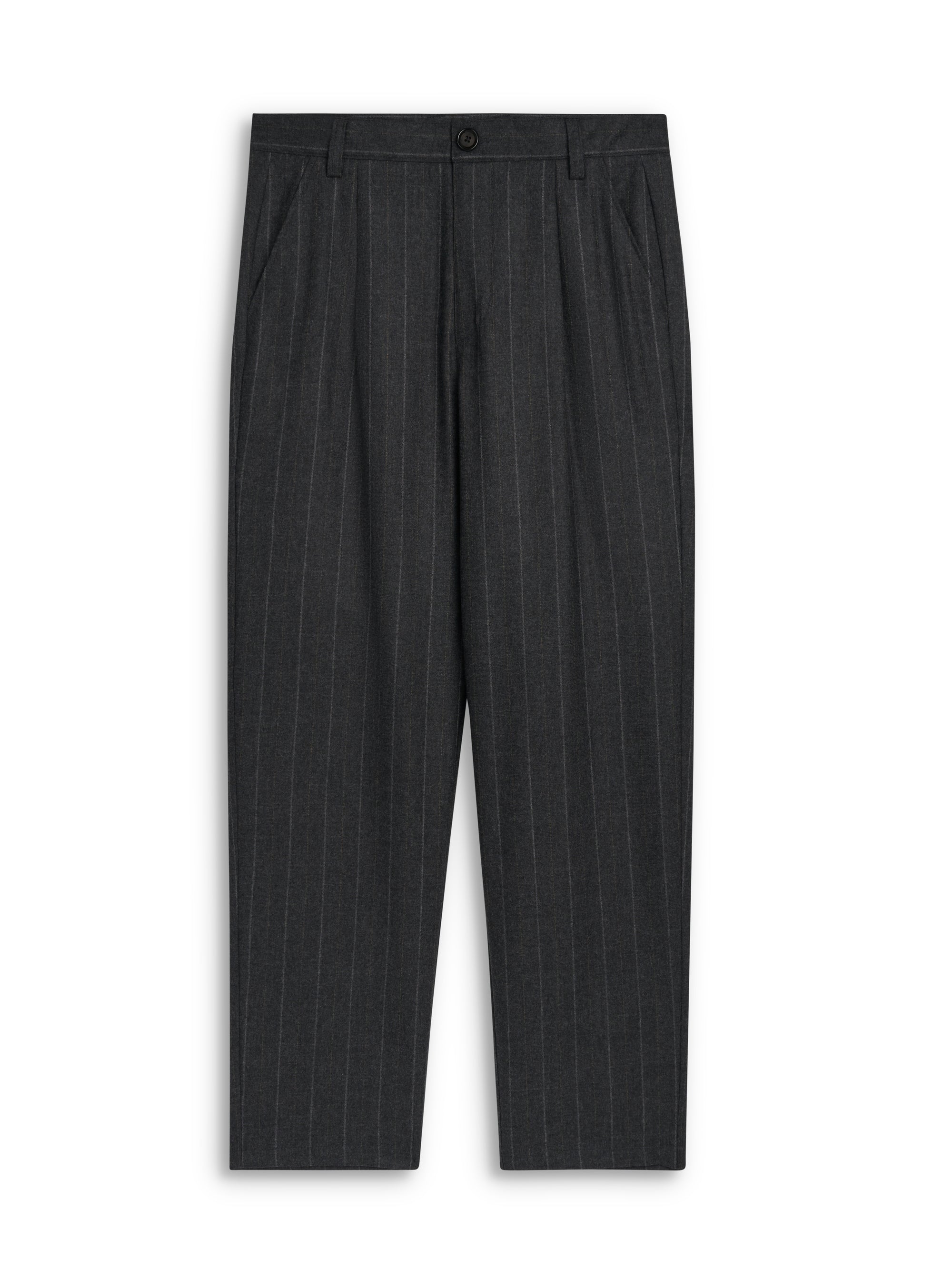 Morton Pleated Trousers Purdon Charcoal
