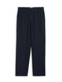 Morton Pleated Trousers Silman Navy