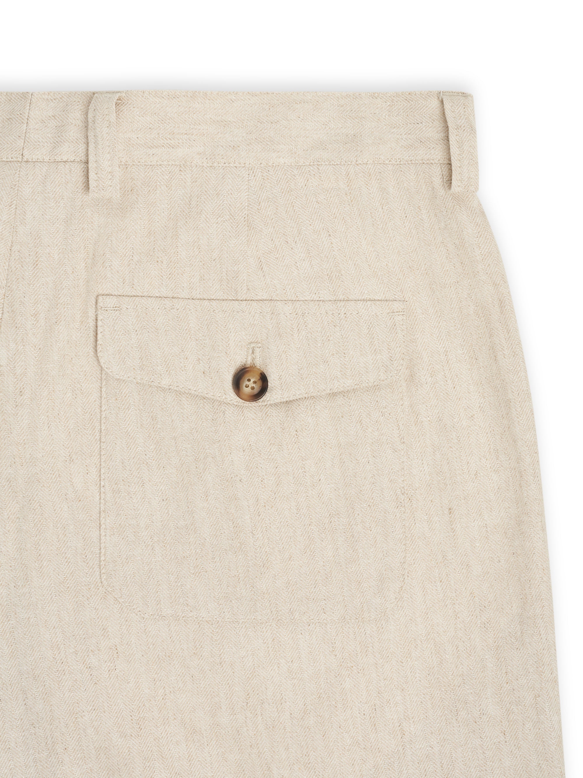 Morton Pleated Trousers Tillman Cream
