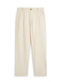 Morton Pleated Trousers Tillman Cream