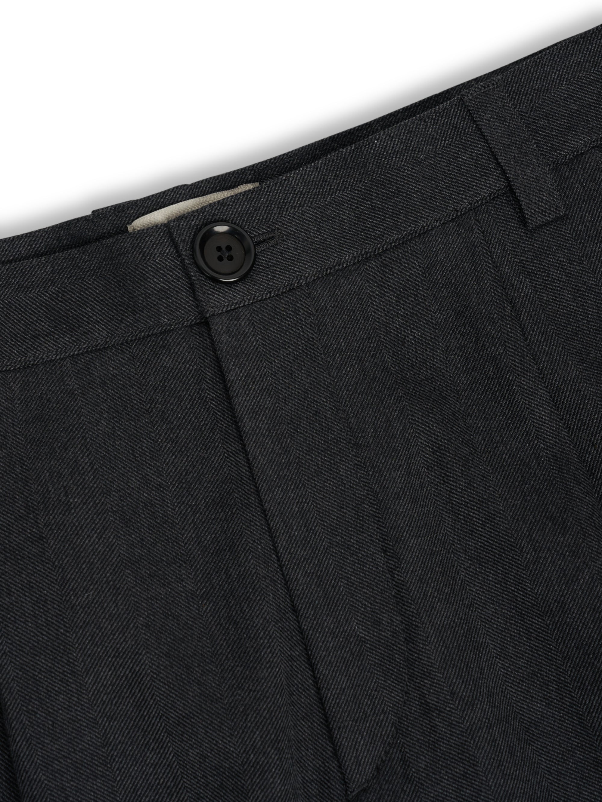 Morton Pleated Trousers Westerman Charcoal