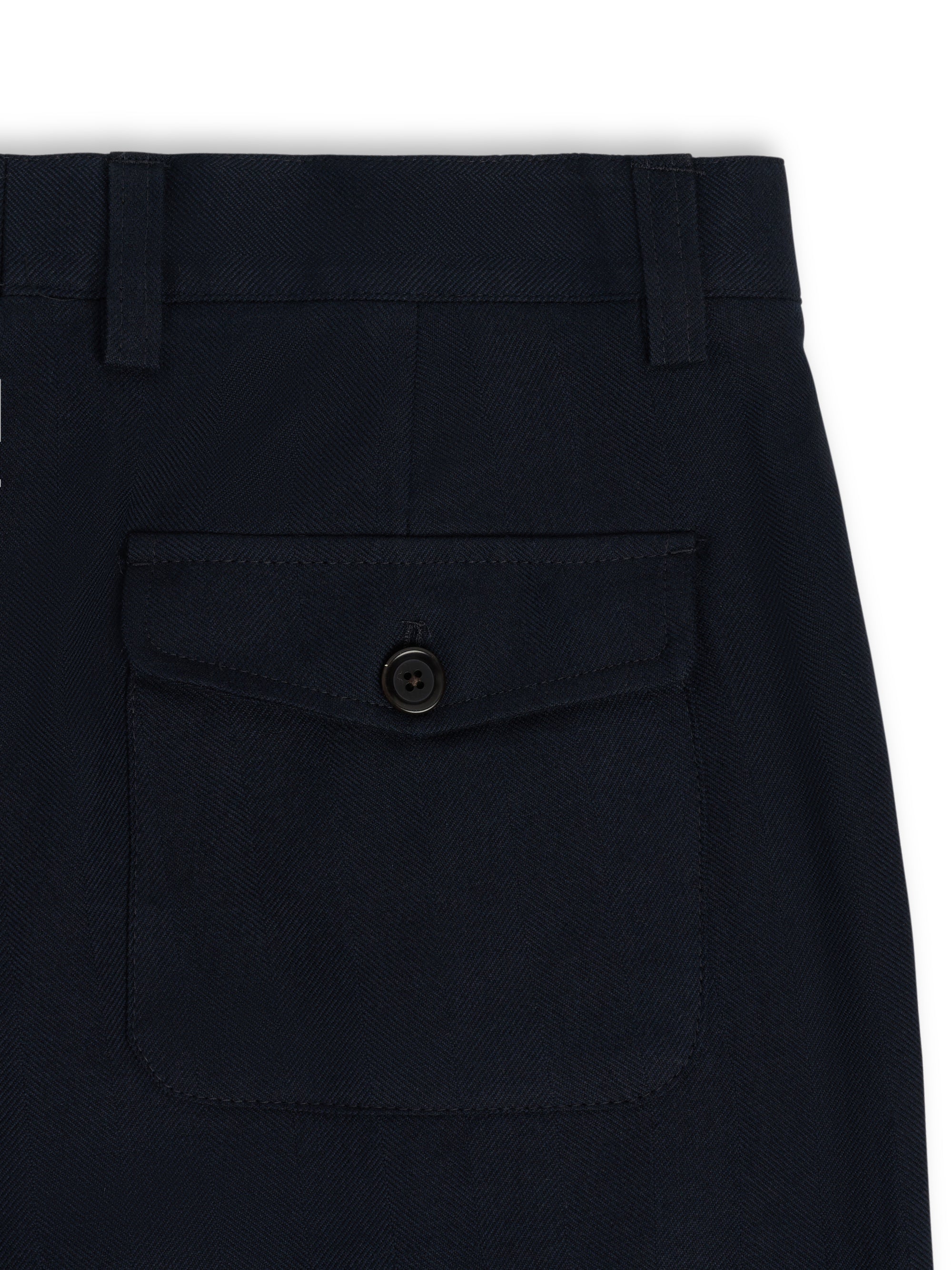 Morton Pleated Trousers Westerman Navy