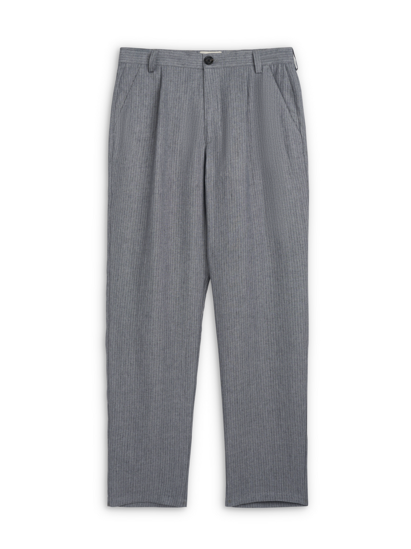Morton Pleated Trousers Wilkins Grey