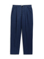 Morton Pleated Trousers Wylie Indigo Rinse