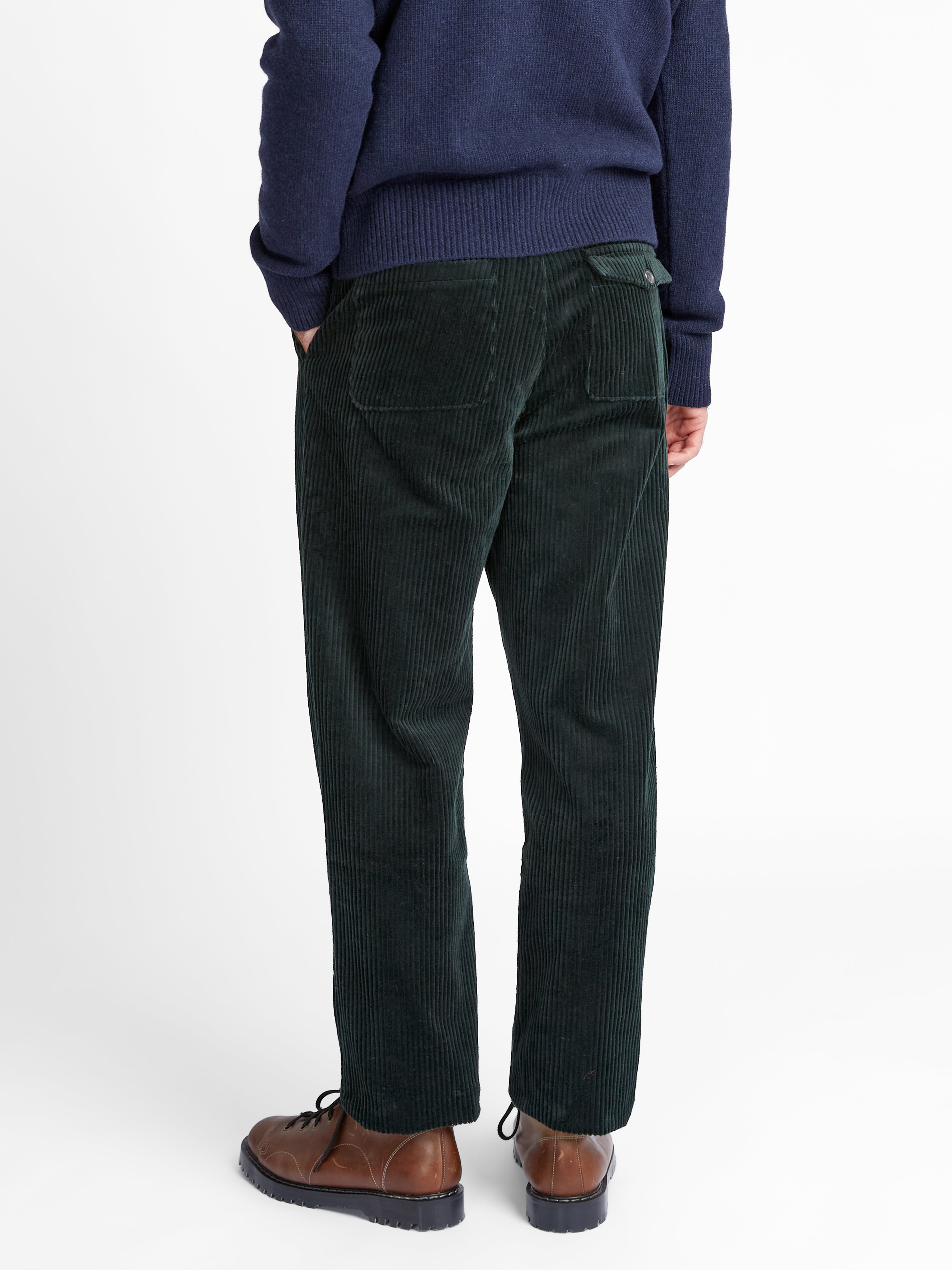 Morton Trousers Melrose Cord Green – Oliver Spencer