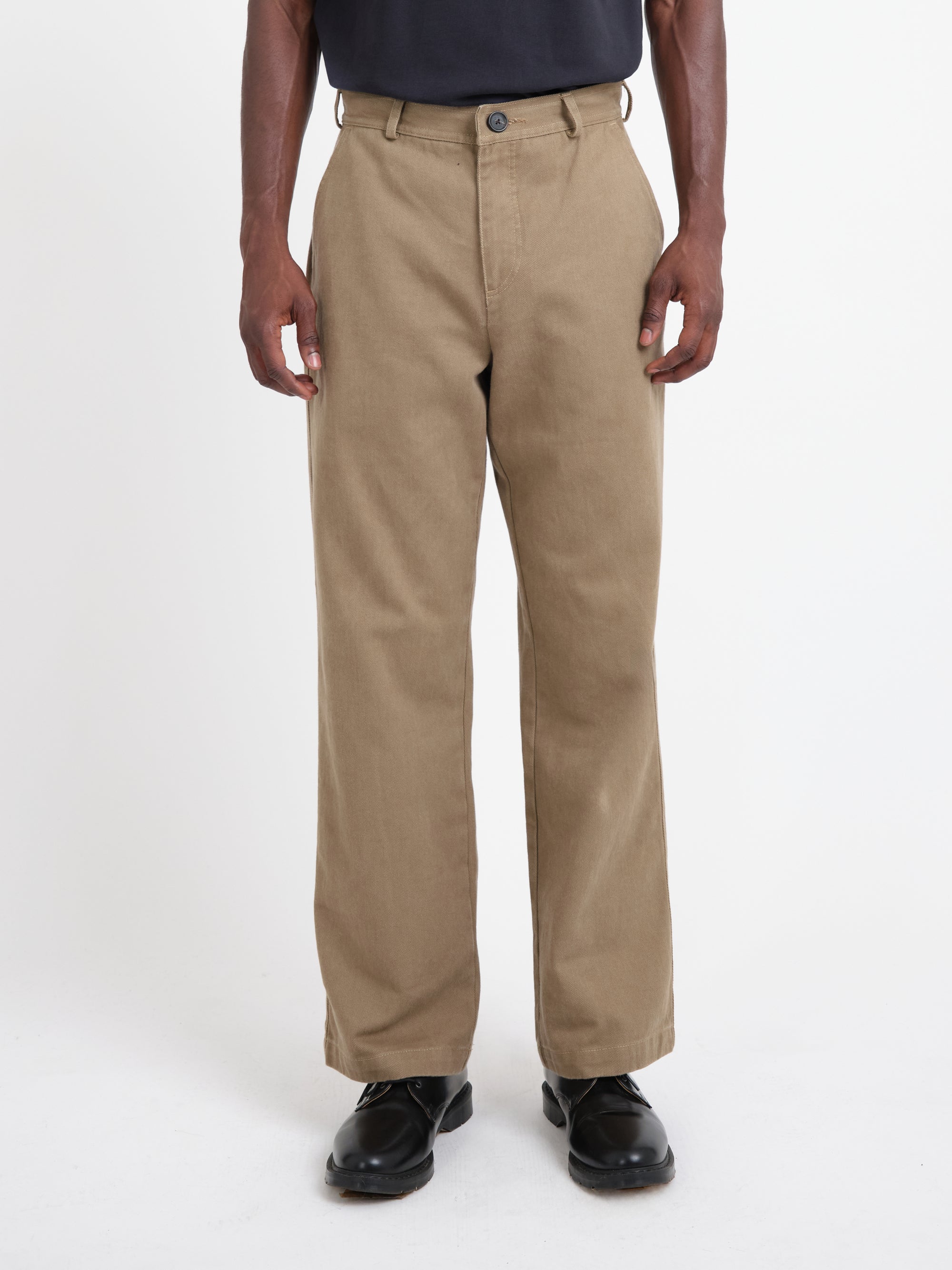 Utility Straight Leg Trousers Hester Beige