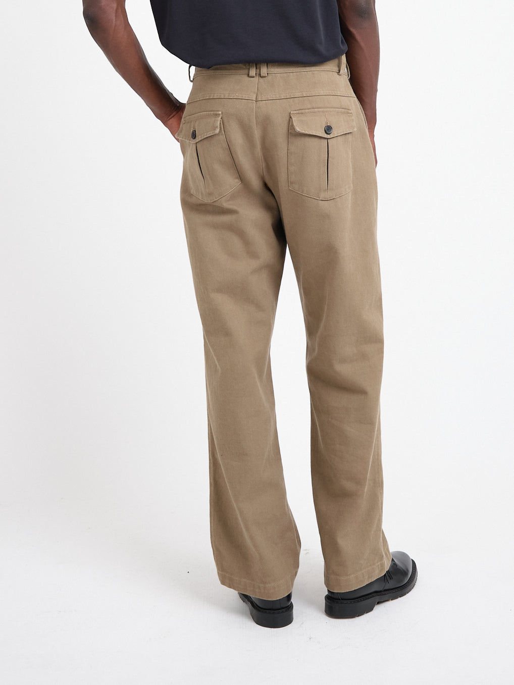 Utility Straight Leg Trousers Hester Beige
