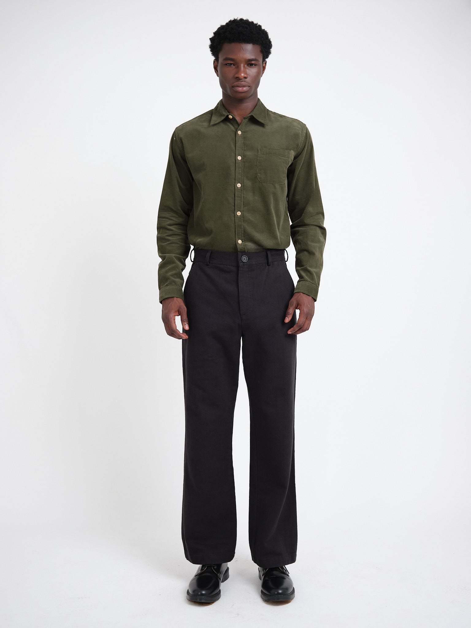 Utility Straight Leg Trousers Hester Black