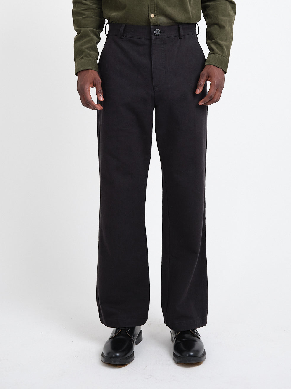 Utility Straight Leg Trousers Hester Black