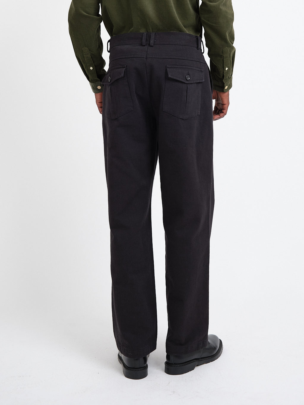 Utility Straight Leg Trousers Hester Black
