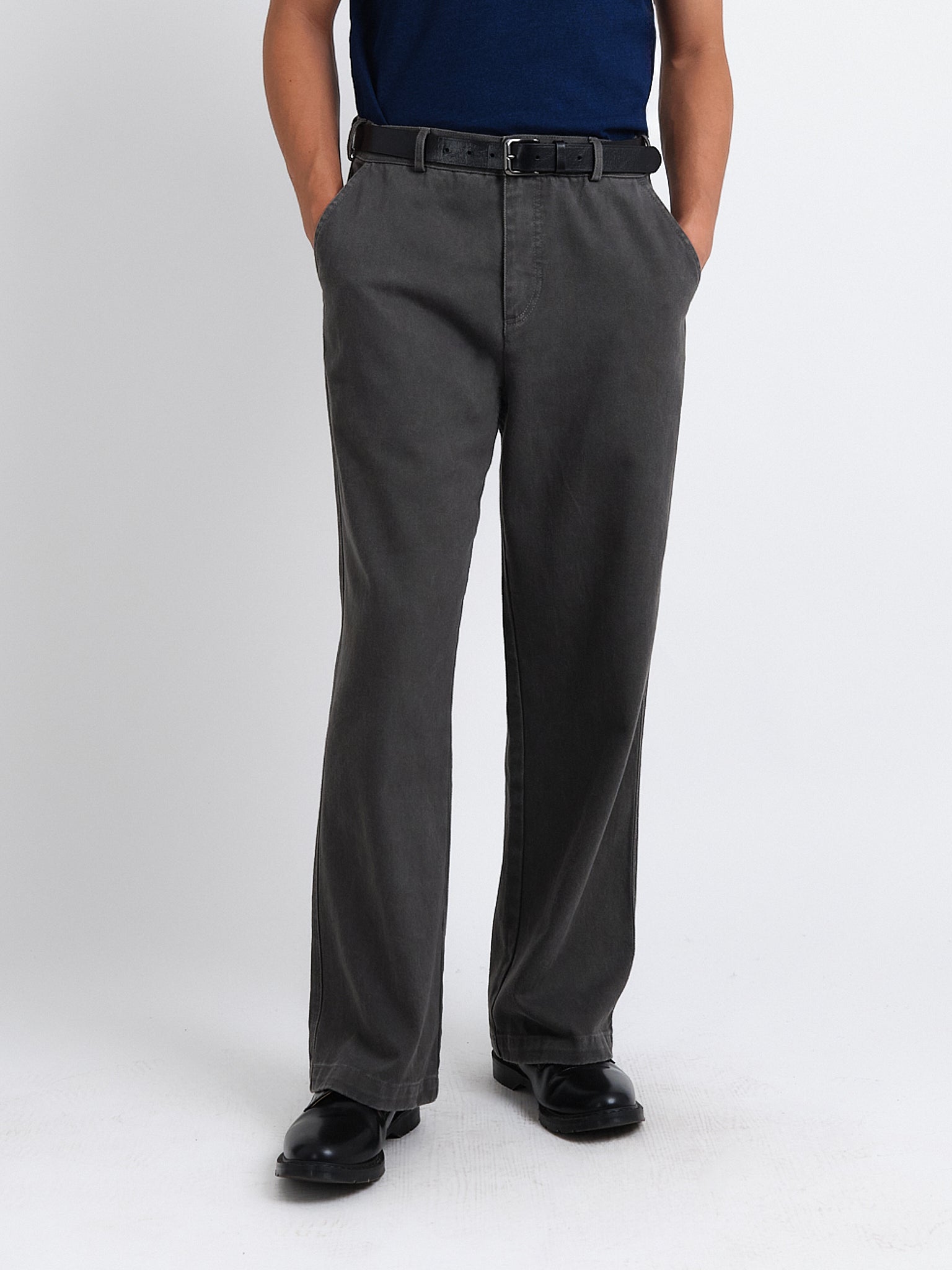 Utility Straight Leg Trousers Hester Grey
