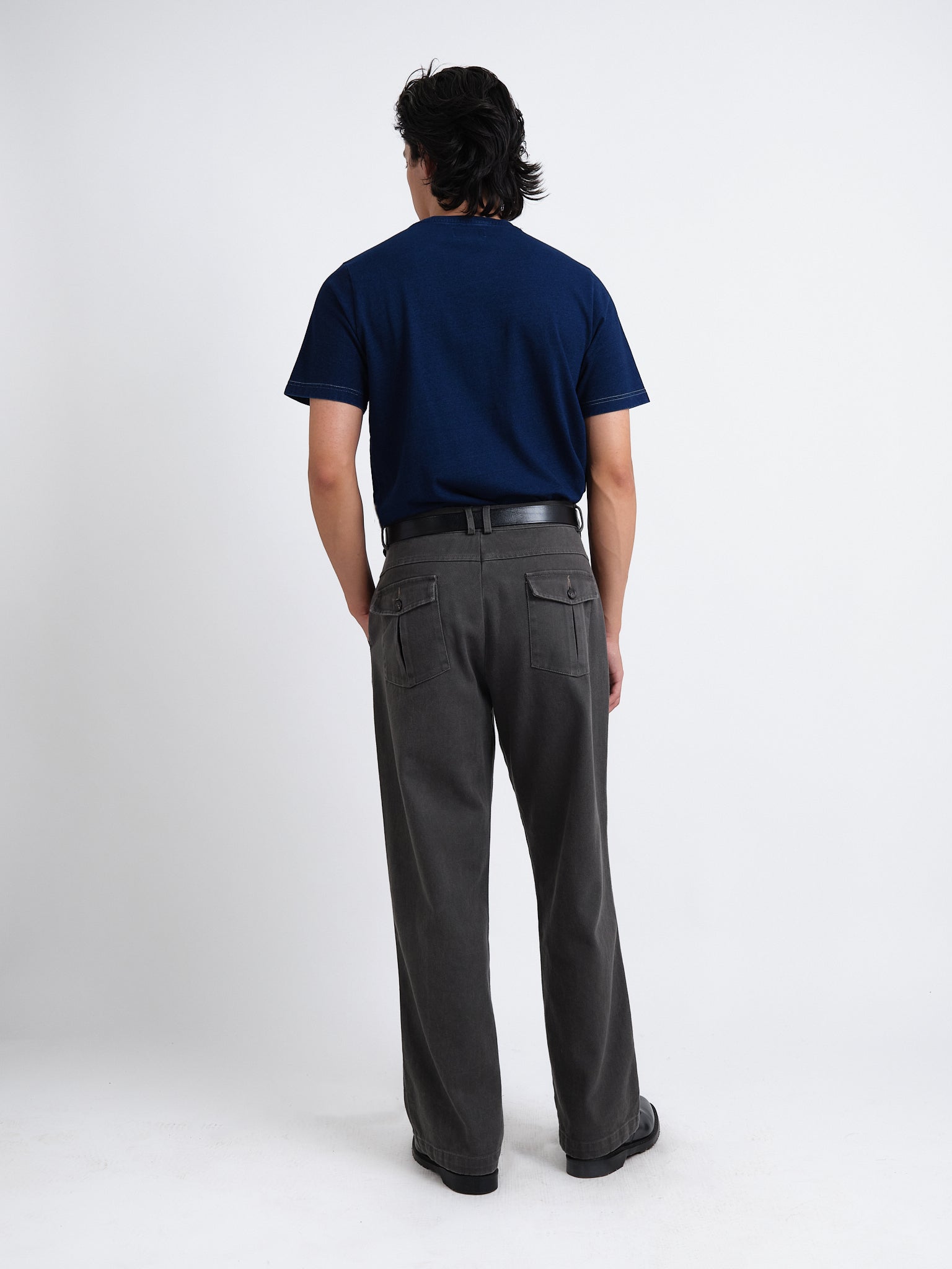 Utility Straight Leg Trousers Hester Grey