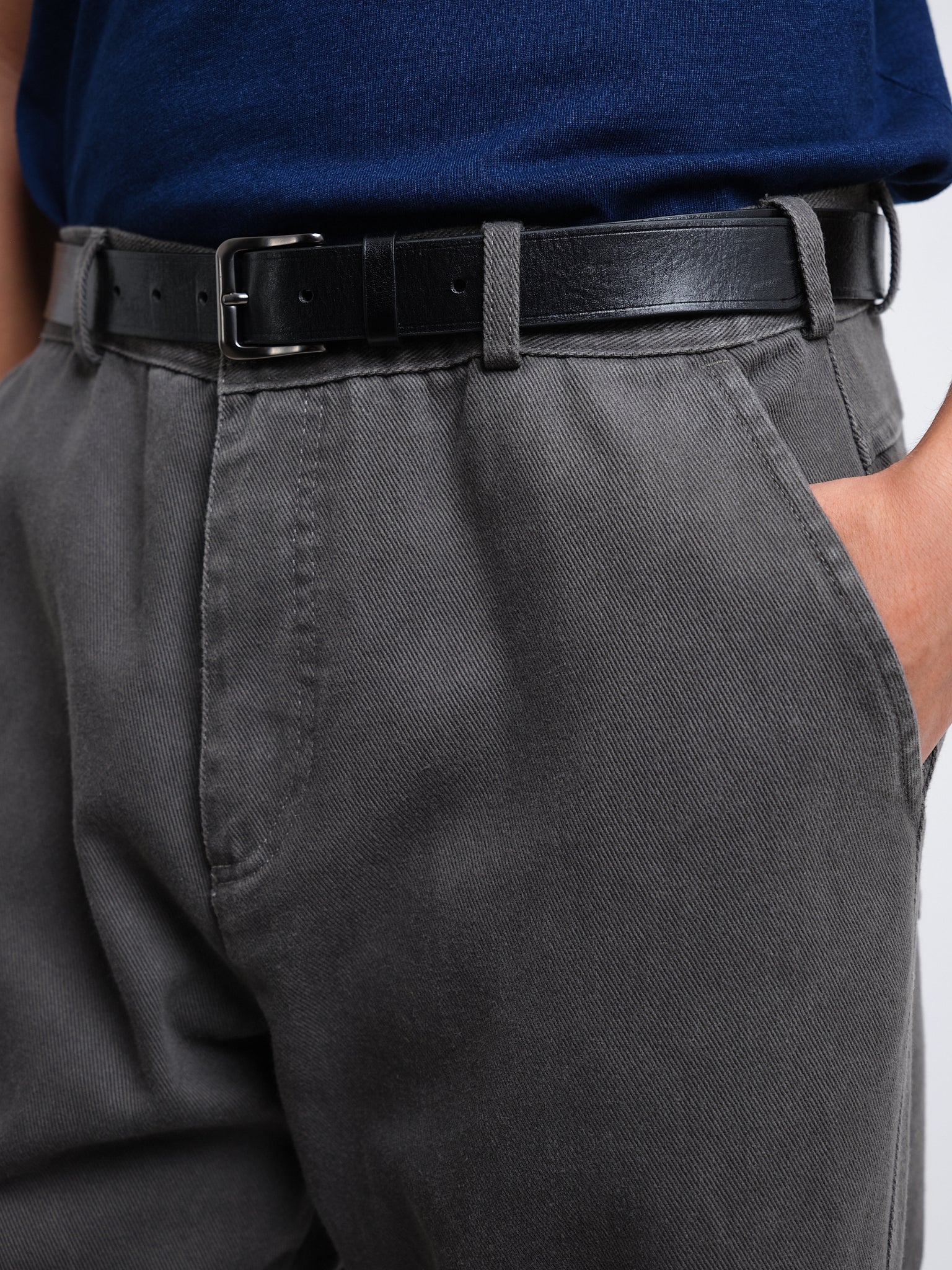 Utility Straight Leg Trousers Hester Grey