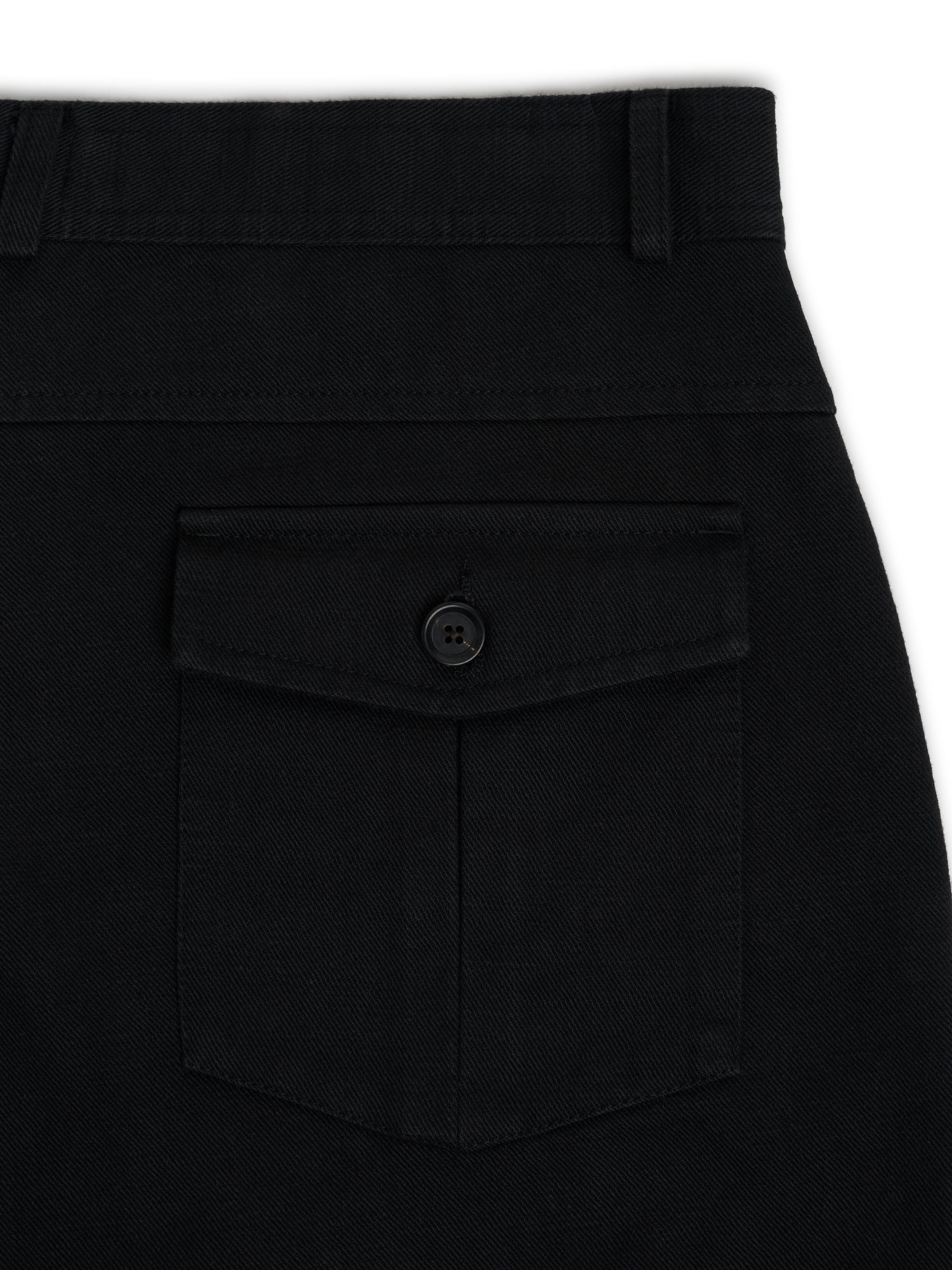 Utility Straight Leg Trousers Hester Black