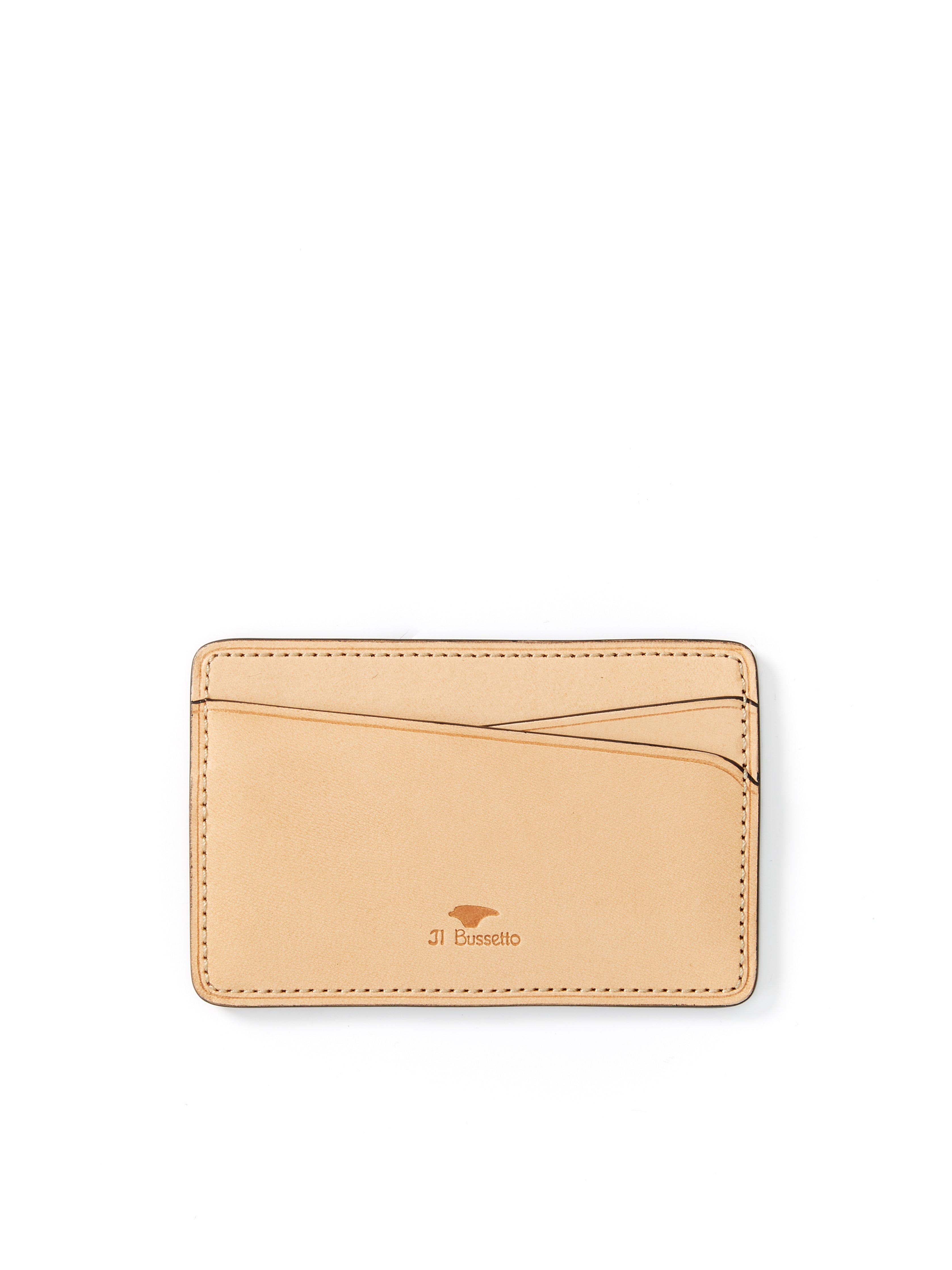 Il Bussetto Card Holder Green Leather