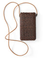 Il Bussetto Phone Holder Dark Brown Leather