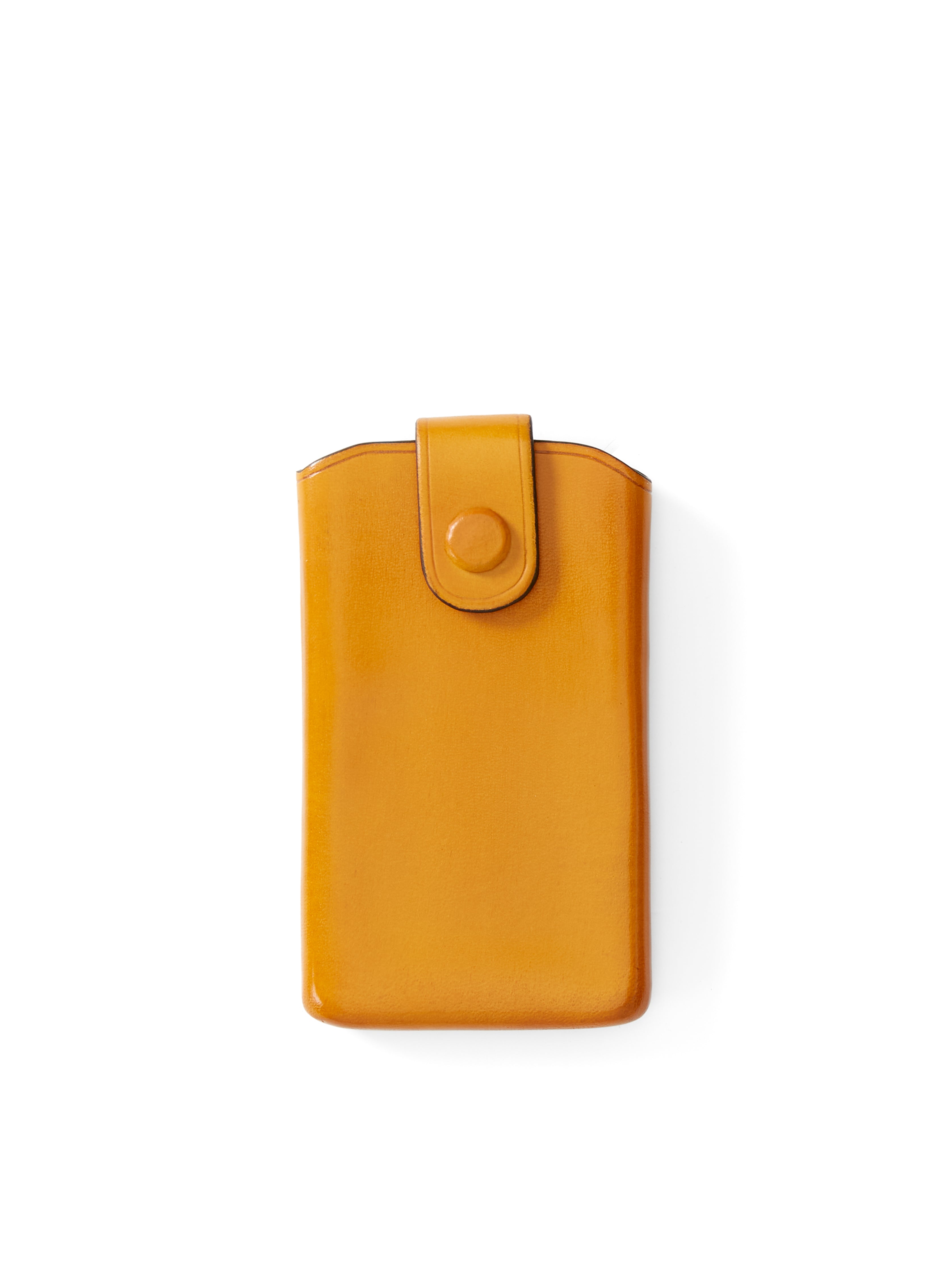 Il Bussetto Business Card Holder Tan Leather