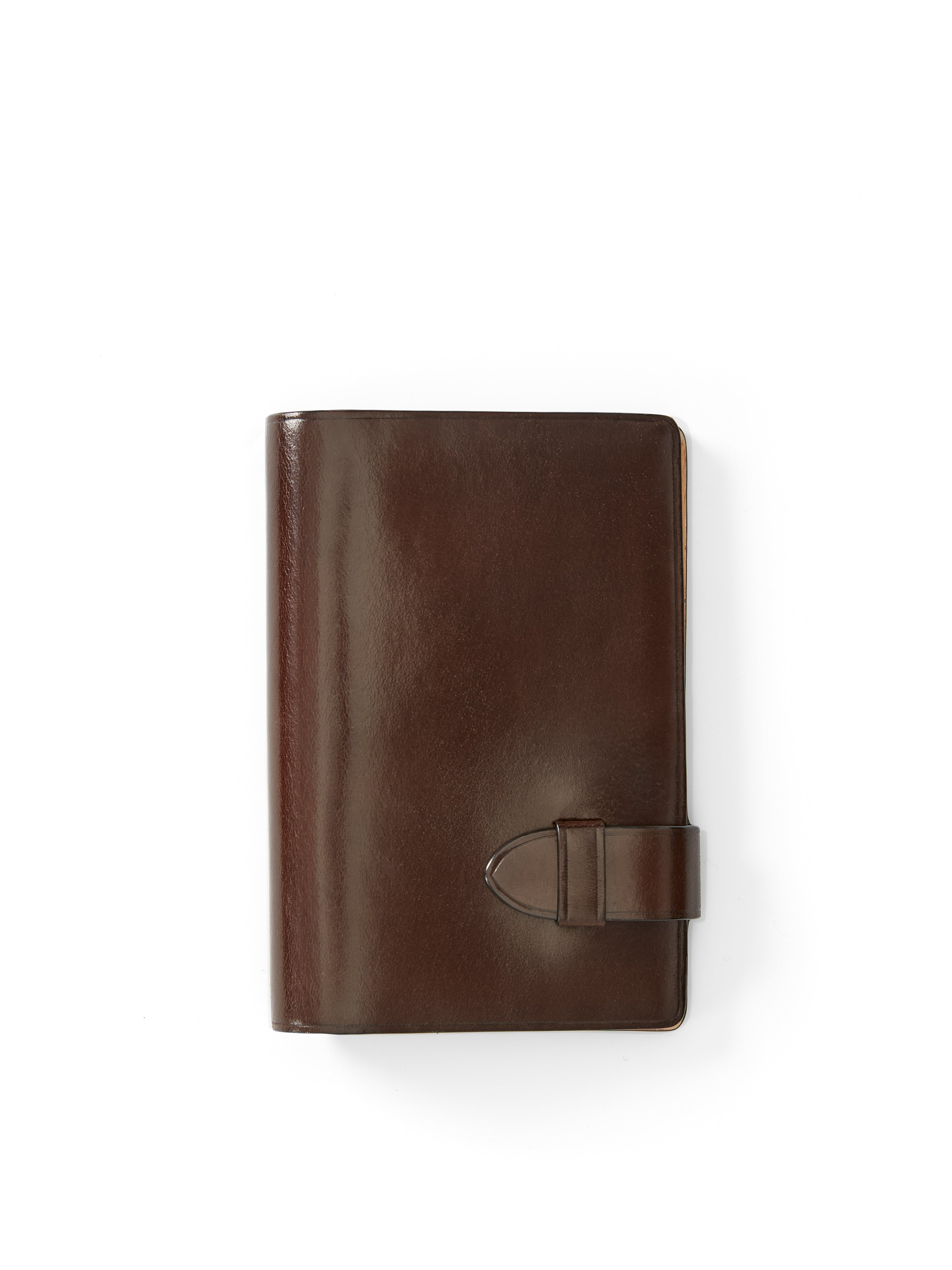 Il Bussetto Passport Holder Dark Brown Leather