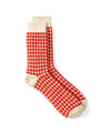 Ro To To Gingham Check Sock Red