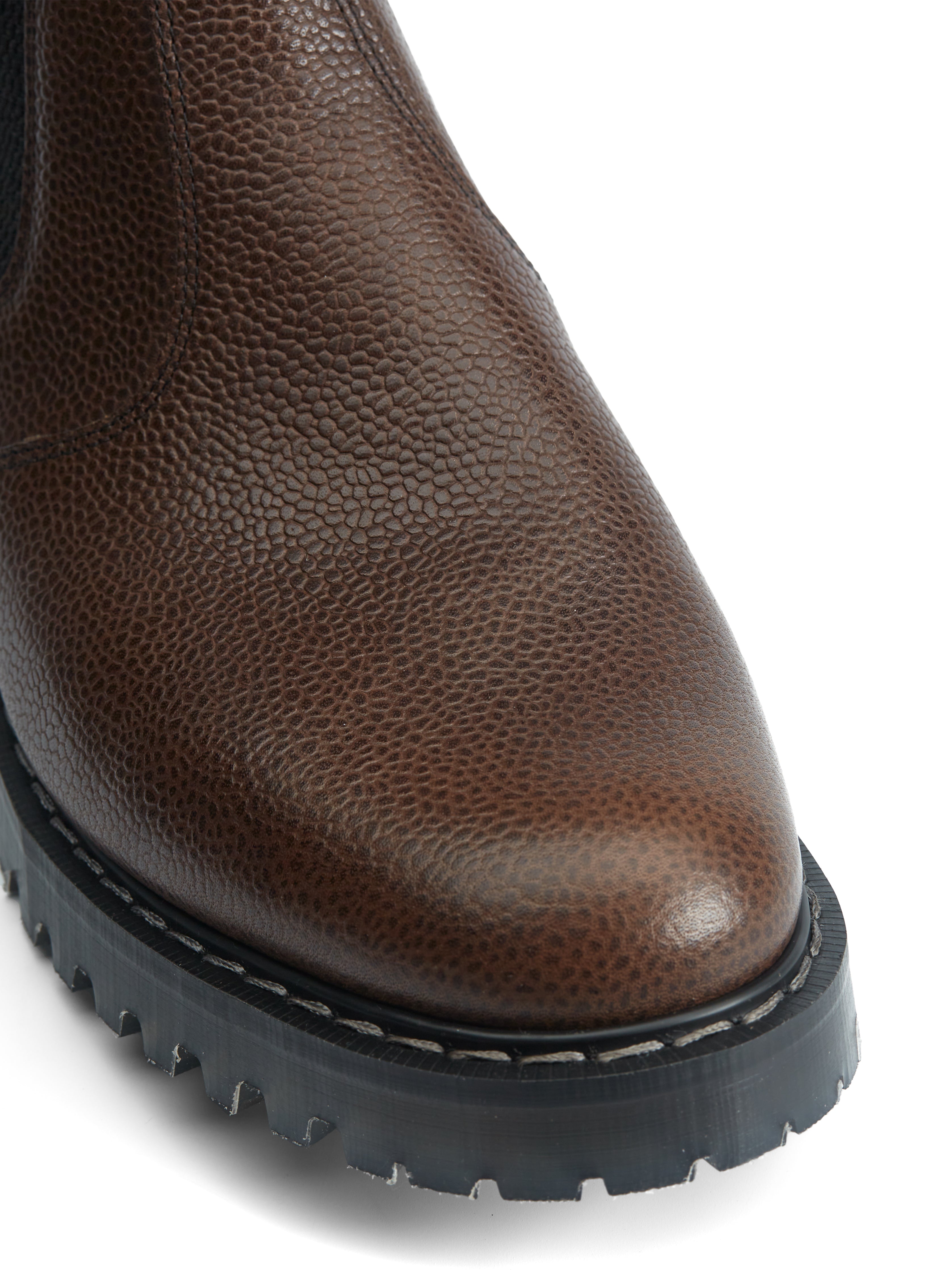Leather dealer boots sales