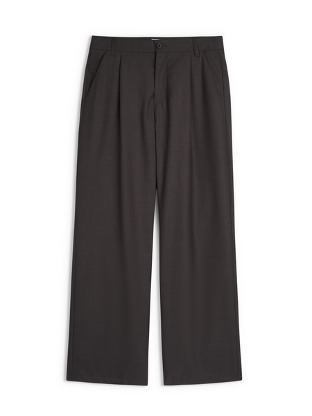 Orsman Trousers Miro Brown | Wide-Leg Tropical Wool Trousers