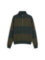 Reversible Half Zip Sweatshirt Latimer Green/Moss Green