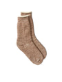 Ro To To Double Face Crew Socks Camel